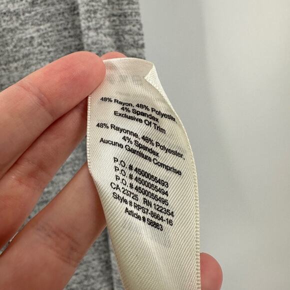 Wilfred Free Heather Gray Scoop Neck Sleeveless Casual Midi Tank Dress Small - Picture 4 of 10